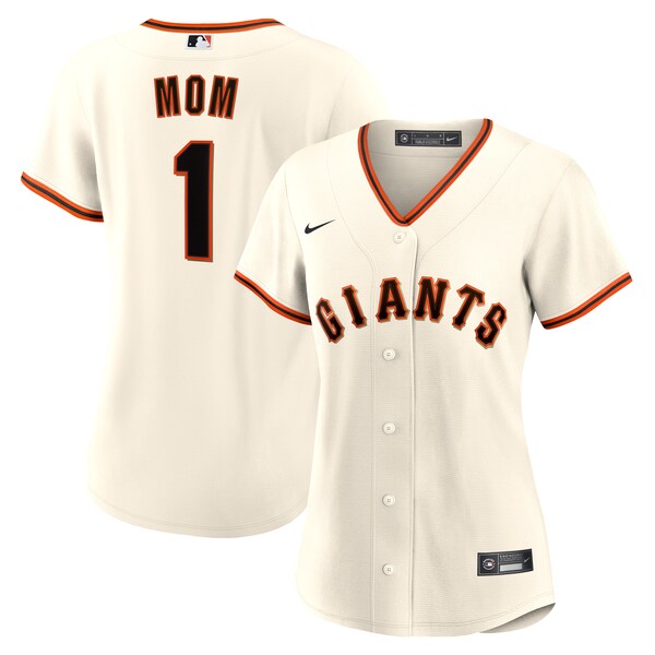 San Francisco Giants Nike Women's #1 Mom Home Replica Jersey - White