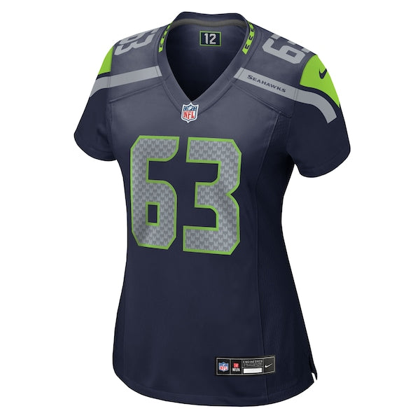 Sataoa Laumea Seattle Seahawks Nike Women's Team Game Jersey -  College Navy