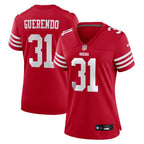 Isaac Guerendo San Francisco 49ers Nike Women's  Game Jersey -  Scarlet