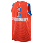 Shai Gilgeous-Alexander Oklahoma City Thunder Jordan Brand Unisex Swingman Jersey - Statement Edition - Orange