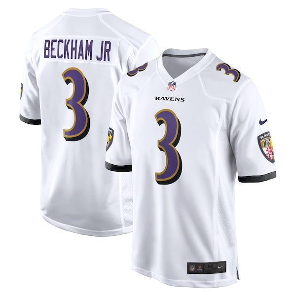 Odell Beckham Jr. Baltimore Ravens Nike Game Jersey - White/Black