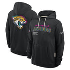 Jacksonville Jaguars Nike 2025 NFL Crucial Catch Sideline Standard Issue Dri-FIT Hoodie - Black