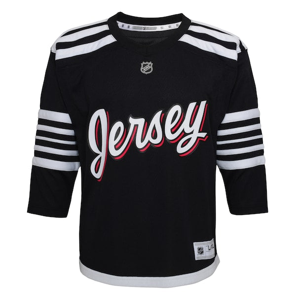 New Jersey Devils Youth 2021/22 Alternate Replica Jersey - Black