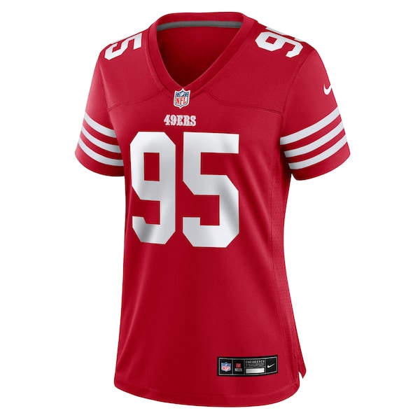 Alfred Collins San Francisco 49ers Nike Women's Team Game Jersey -  Scarlet