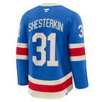 Igor Shesterkin New York Rangers  Centennial Premium Jersey - Blue