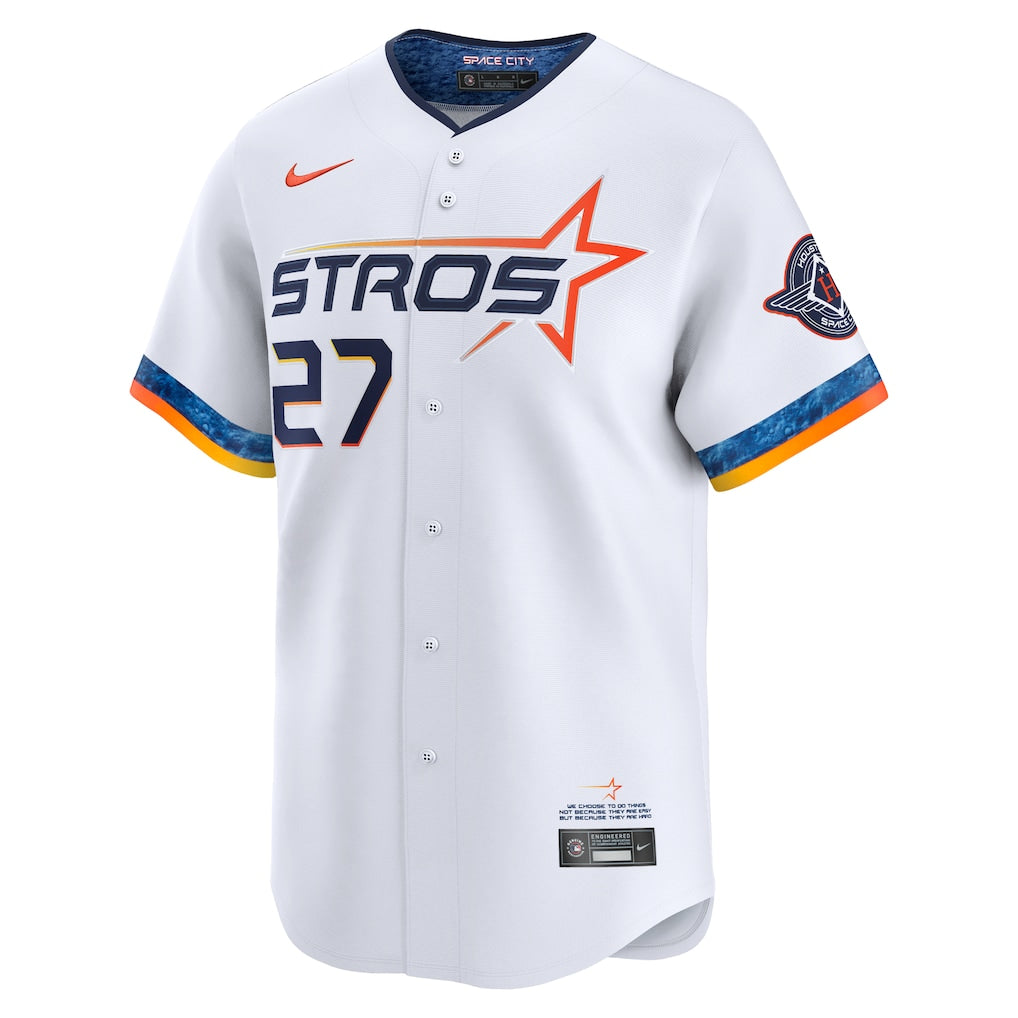 Jose Altuve Houston Astros Nike 2025 City Connect Limited Player Jersey - White