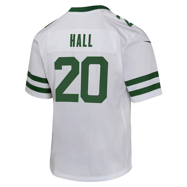 Breece Hall New York Jets Nike Youth Game Jersey - Legacy White/Black/Green