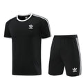 Adidas Short Sleeve Training Jersey Set - AD07- Black