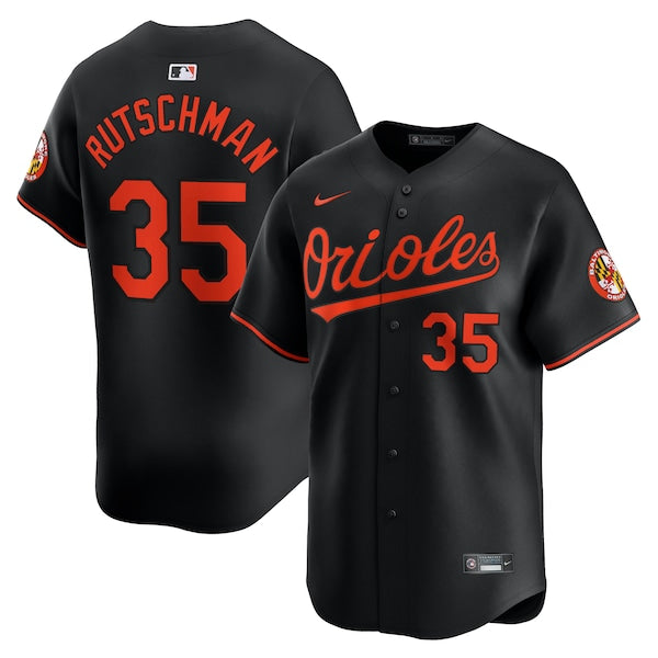 Adley Rutschman Baltimore Orioles Nike Alternate Limited Player Jersey – Black