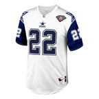 Emmitt Smith Dallas Cowboys 1996 Authentic Throwback Retired Player Jersey - White