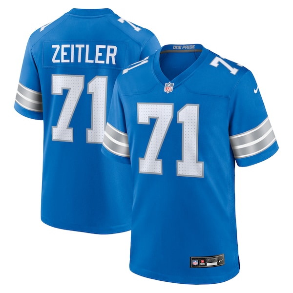 Kevin Zeitler Detroit Lions Nike Game Jersey -  Blue