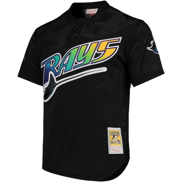 Wade Boggs Tampa Bay Rays Cooperstown Collection 1991 Mesh Batting Practice Jersey - Black