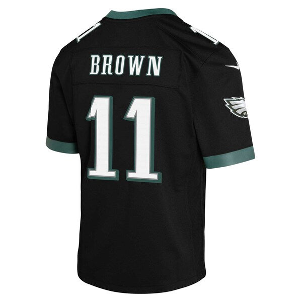 A.J. Brown Philadelphia Eagles Nike Youth Game Jersey - Black