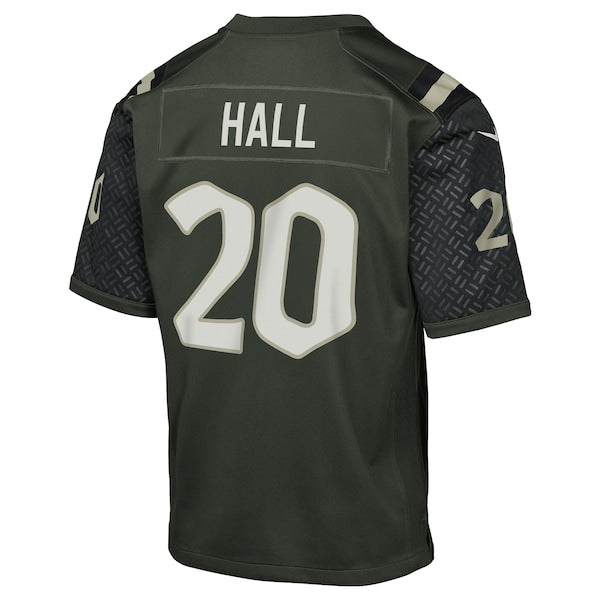 Breece Hall New York Jets Nike Youth 2025 Rivalries Collection Game Jersey - Gotham Green