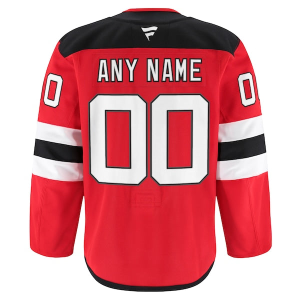New Jersey Devils  Home Authentic Pro Custom Jersey - Red