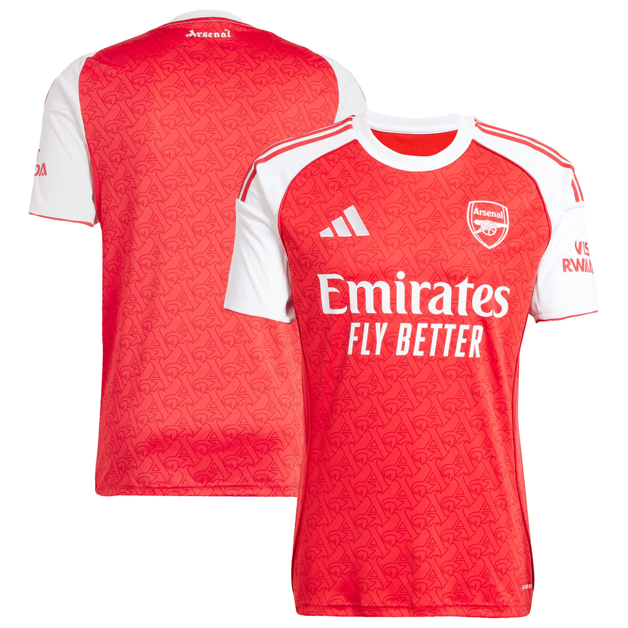 Arsenal adidas 2025/26 Away Replica Jersey - Blue/Red