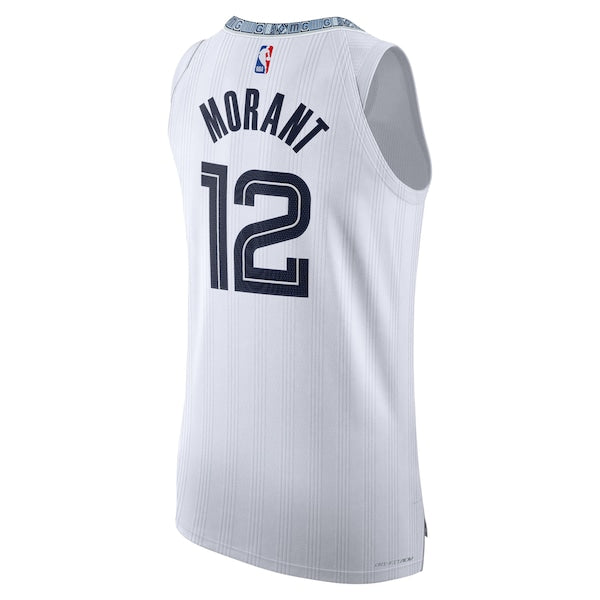 Ja Morant Memphis Grizzlies Nike Unisex 2025/26 Authentic Jersey - City Edition - White