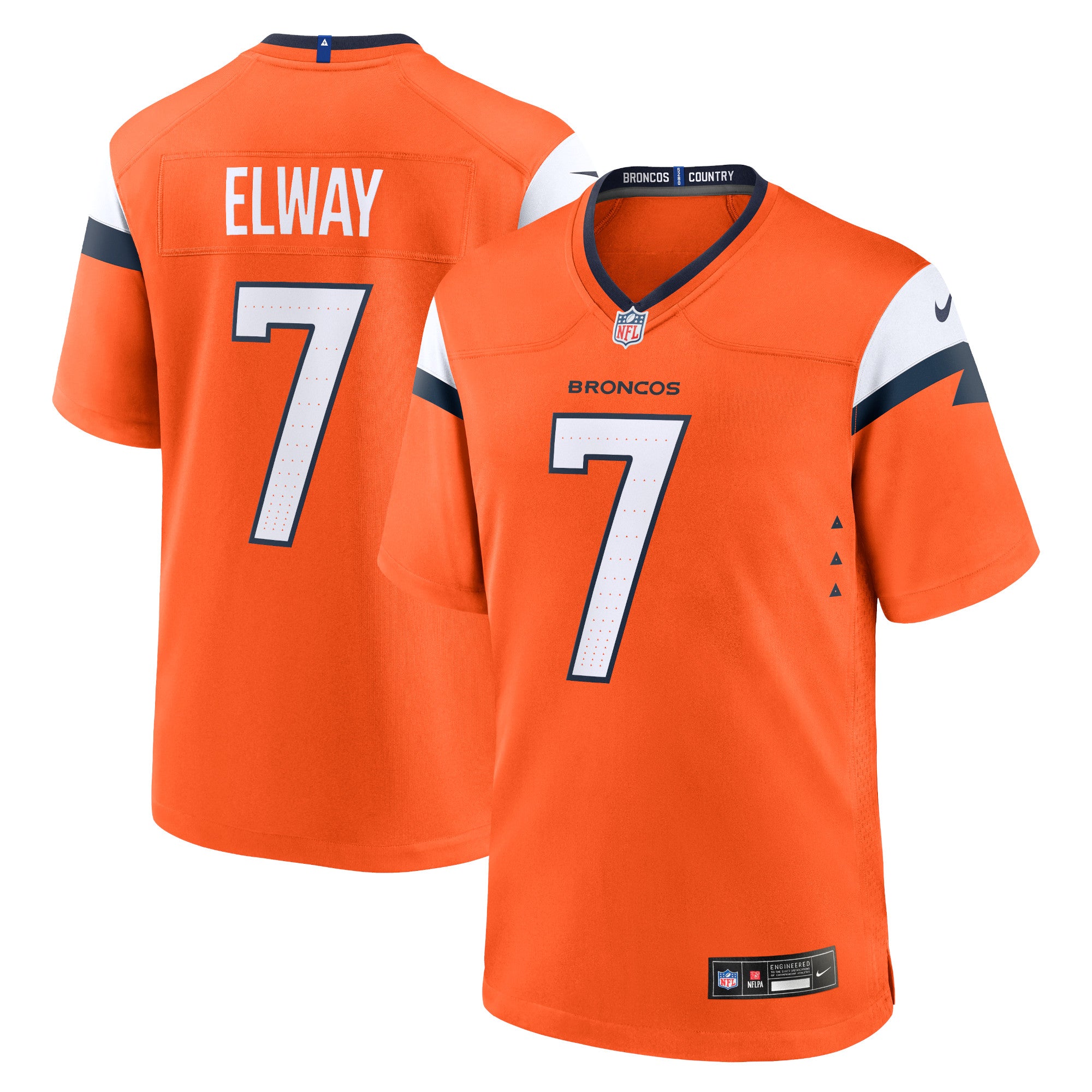 John Elway Denver Broncos Nike Alternate Retired Player Game Jersey - Navy