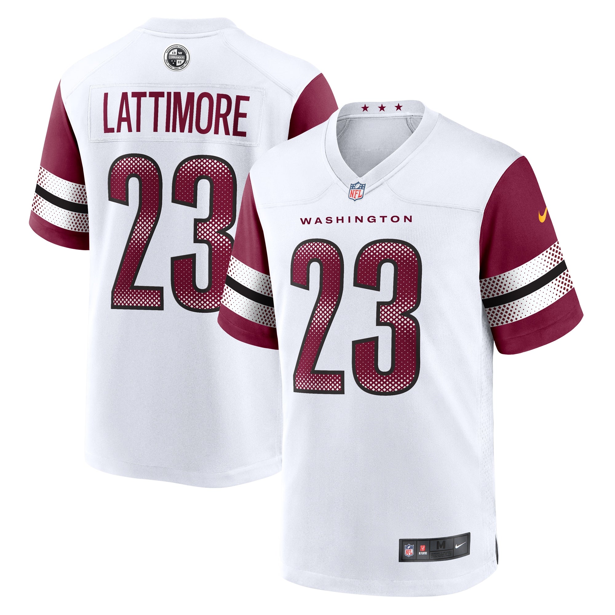 Marshon Lattimore Washington Commanders Nike  Game Jersey -  Burgundy/White