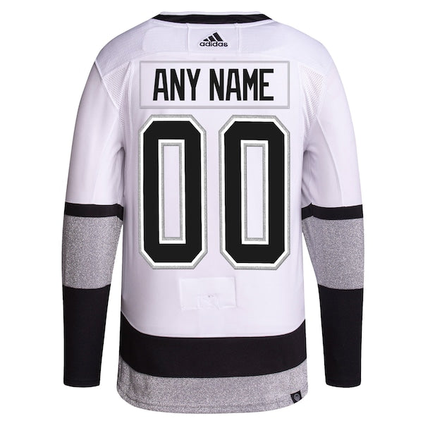 Los Angeles Kings adidas  Alternate 2021/22 Primegreen Authentic Custom Jersey - White