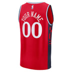 LA Clippers  Youth Fast Break Custom Replica Jersey - Red  - Statement Edition/White/Navy
