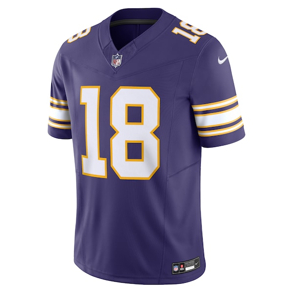 Justin Jefferson Minnesota Vikings Nike Vapor F.U.S.E. Limited Jersey - Purple/White