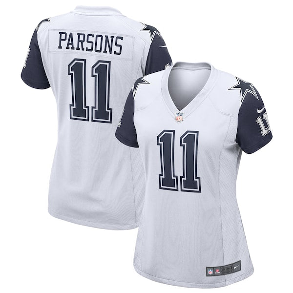 Micah Parsons Dallas Cowboys Nike Women's Alternate Game Jersey - White/Navy