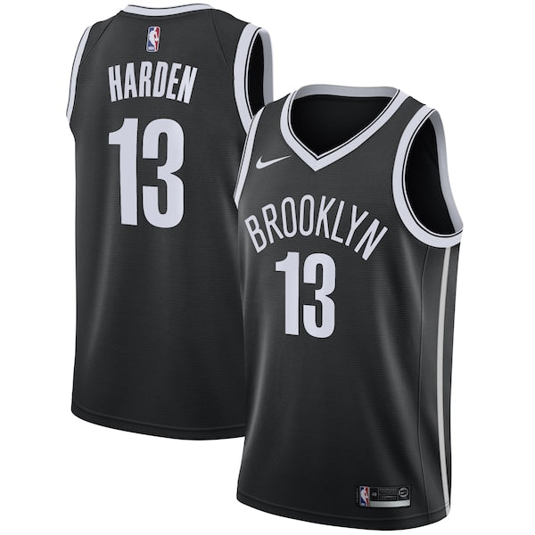 James Harden Brooklyn Nets Nike 2020/21 Swingman Jersey Black - Icon Edition