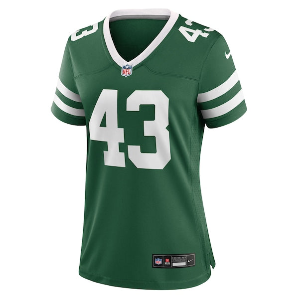 Cam Jones New York Jets Nike Women's Team Game Jersey - Legacy Green