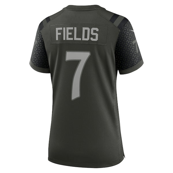 Justin Fields New York Jets Nike Women's 2025 Rivalries Collection Game Jersey - Gotham Green