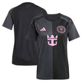 Inter Miami CF adidas Women's 2025 The Fortitude Kit Replica Jersey - Black
