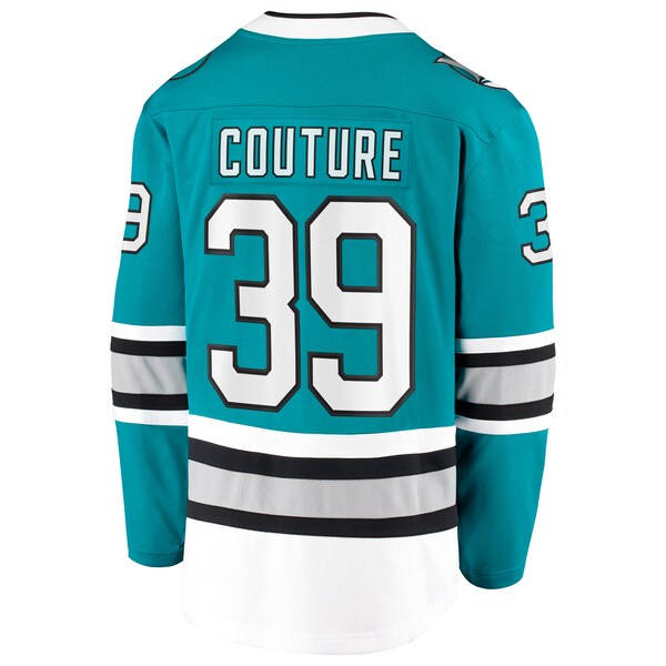 Logan Couture San Jose Sharks  30th Anniversary Premier Breakaway Player Jersey - Teal