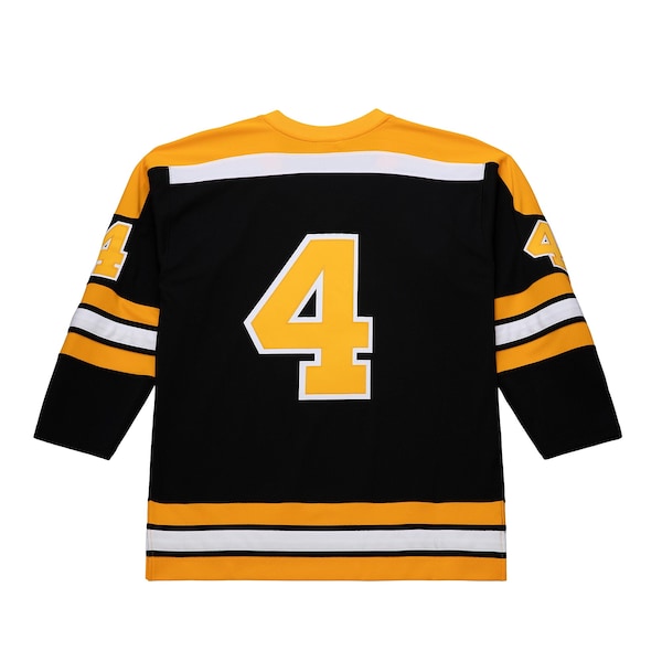 Bobby Orr Boston Bruins  Big & Tall 1971/72 Blue Line 2.0 Jersey - Black