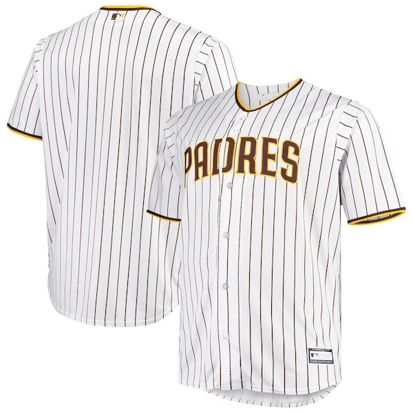 San Diego Padres Big & Tall Home Replica Team Jersey - White/Brown