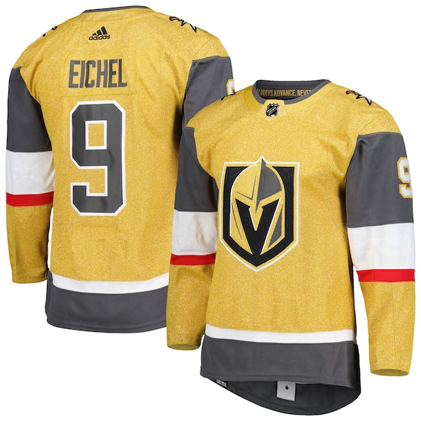 Jack Eichel Vegas Golden Knights adidas Home Primegreen Authentic Player Jersey - Gold