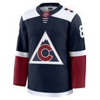 Cale Makar Colorado Avalanche  Alternate Premium Jersey - Navy/Burgundy/White