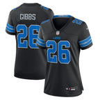 Jahmyr Gibbs Detroit Lions Nike Women's 2nd Alternate Game Jersey - Black
