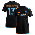 Thiago Martins New York City FC adidas Women's 2024 24/7 Kit Replica Player Jersey – Black