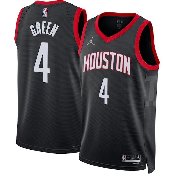 Jalen Green Houston Rockets Jordan Brand Unisex Swingman Jersey - Statement Edition - Black