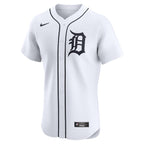 Detroit Tigers Nike Home Elite Custom Jersey - White