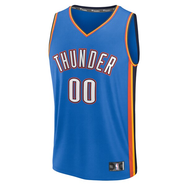 Oklahoma City Thunder  Youth Fast Break Custom Replica Jersey - Icon Edition - Blue