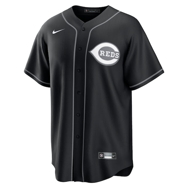 Elly De La Cruz Cincinnati Reds Nike Lights Out Replica Player Jersey - Black