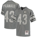 Troy Polamalu Pittsburgh Steelers Youth 2005 Retired Player Metal Replica Jersey - Charcoal