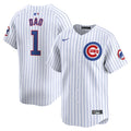 Chicago Cubs Nike #1 Dad Home Limited Jersey - White
