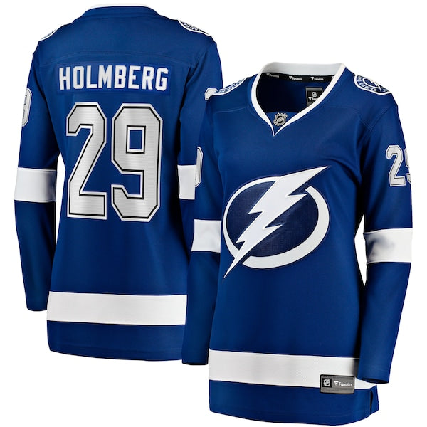 Pontus Holmberg Tampa Bay Lightning  Women's Home Breakaway Jersey - Blue