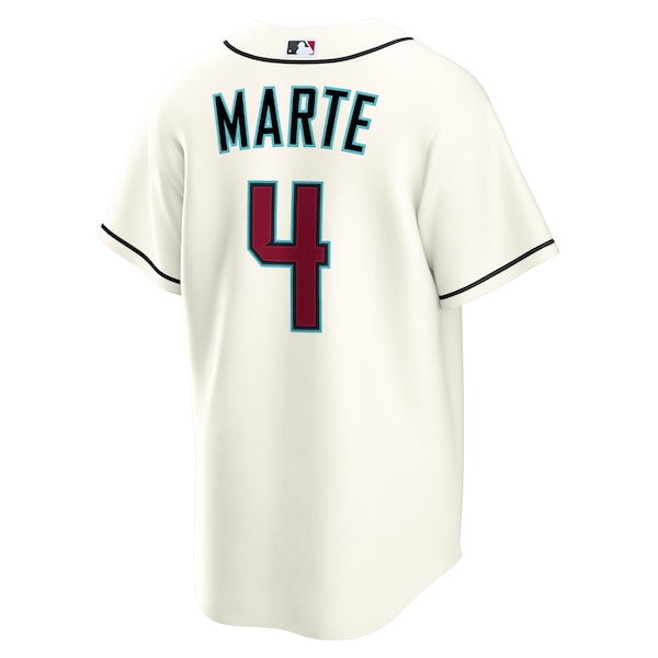 Ketel Marte Arizona Diamondbacks Nike Home Replica Jersey - Cream/Gray