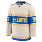 Colton Parayko St. Louis Blues  2025 NHL Winter Classic Premium Player Jersey - Cream
