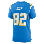 Brenden Rice Los Angeles Chargers Nike Women's  Game Jersey -  Powder Blue