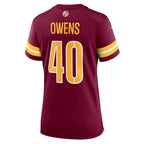 Tyler Owens Washington Commanders Nike Women's  Game Jersey -  Burgundy