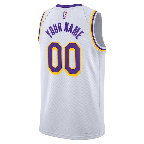 Los Angeles Lakers Nike Unisex Swingman Custom Jersey White - Association Edition